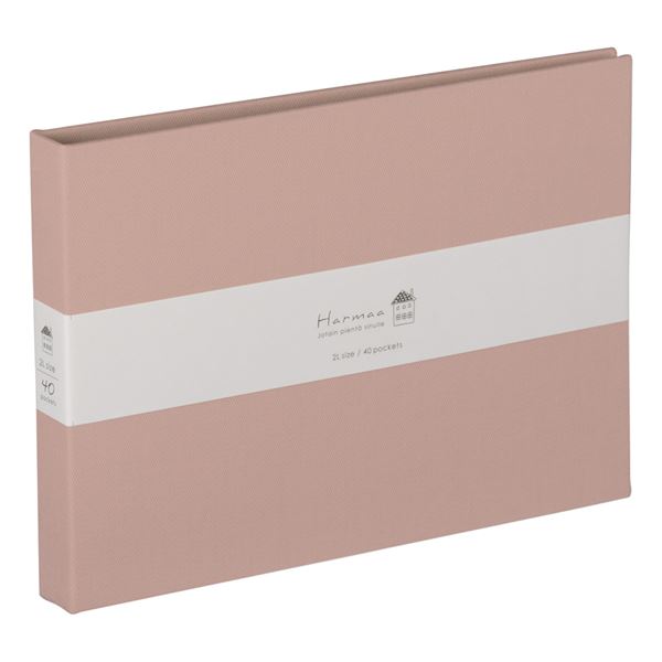 （まとめ） ハルマー ポケットアルバム A-HR2LP-301-P ピンク(×5セット) b04