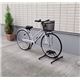 アイリスオーヤマ 自転車スタンド1段 ブラックBYS-1 - 縮小画像2
