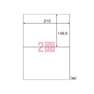 東洋印刷 ナナラベル A4判 World Price Label 100枚×5冊入 WP00201 500枚 - 拡大画像