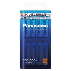 Panasonic(パナソニック) 充電式ニッケル水素電池 エネループ BK-3MCC／8 8本