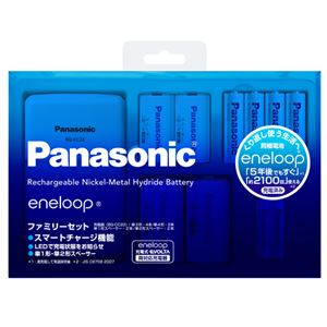 Panasonic(パナソニック) 充電式ニッケル水素電池 エネループファミリーセット K-KJ22MCC42S 1セット