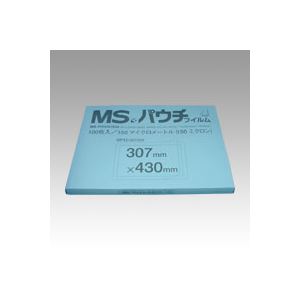 明光商会 MSパウチフィルム MP15-307430 100枚 - 拡大画像