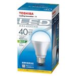 東芝 E-CORE LED電球 一般電球形 下方向タイプ 全光束485lm LDA6N／H 1個