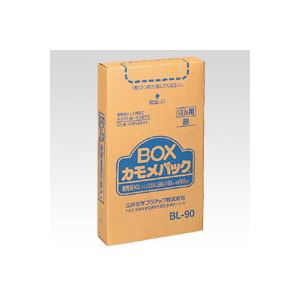 三井化学ファブロ BOXカモメパック 黒ゴミ袋（100枚入） BL-90 クロ 100枚 - 拡大画像