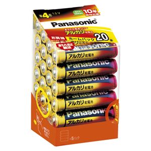 Panasonic(パナソニック) アルカリ乾電池 Panasonic(パナソニック)アルカリ（金） お買得ホームパック LR03XJ／20SH 20本