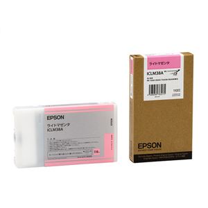 エプソン（EPSON） インクジェットカートリッジ ICLM38A 【インク色：ライトマゼンタ】 1個 - 拡大画像