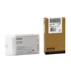 エプソン（EPSON） インクジェットカートリッジ ICLGY38A 【インク色：ライトグレー】 1個 - 拡大画像