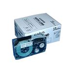 （業務用セット） カシオ ネームランド用テープカートリッジ スタンダードテープ 8m 5巻入 XR-12X-5P-E 透明 黒文字 【×2セット】