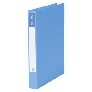 （業務用セット） ビュートンジャパン 紙製リングファイル A4判タテ型（背幅36mm） SRF-A4-B ブルー 1冊入 【×10セット】 - 拡大画像