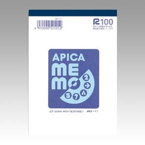 （業務用セット） アピカ メモ メモ1 1冊入 【×50セット】 - 拡大画像