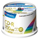 （業務用セット） 三菱化学メディア PC DATA用 CD-R 48倍速対応 SR80FP50V2 50枚入 【×2セット】