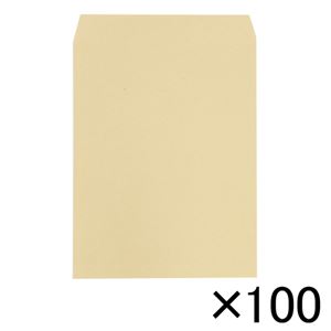 （業務用セット） 寿堂 クラフト封筒（サイド貼り） 100枚入 00193 【×3セット】 - 拡大画像