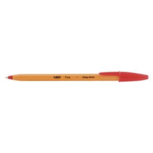 （業務用セット） BICジャパン オレンジ ボールペン （0.7mm） E-ORGF20EGRED 赤 1本入 【×50セット】 - 拡大画像