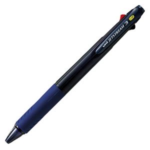 （業務用セット） 三菱鉛筆 ジェットストリーム 3色ボールペン0.38（黒・赤・青） SXE3-400-38T.9 1本入 【×5セット】 - 拡大画像