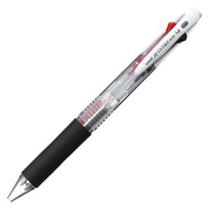 （業務用セット） 三菱鉛筆 ジェットストリーム 4色ボールペン0.7（黒・赤・青・緑） SXE4-500-07.T 1本入 【×5セット】 - 拡大画像