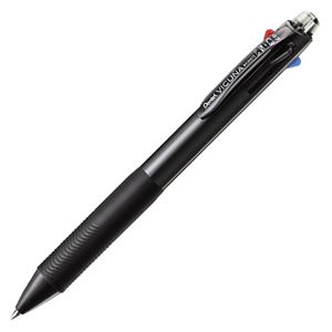 （業務用セット） ぺんてる ビクーニャ 多機能ペン 3色ボールペン（黒・赤・青）+シャープ0.5 BXW475A 黒 赤 青 1本入 【×5セット】 - 拡大画像