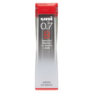 （業務用セット） 三菱鉛筆 ユニ ナノダイヤ 0.7mm芯（40本入） U07202ND-B 【×10セット】 - 拡大画像
