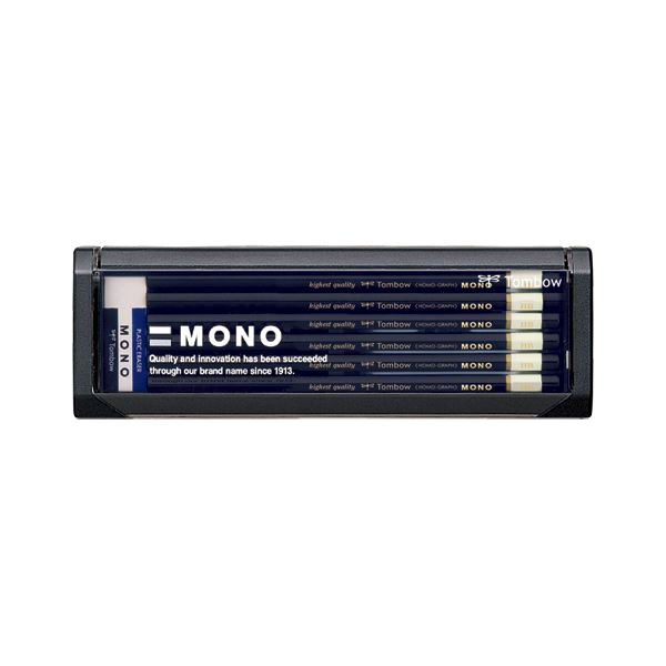 （まとめ） トンボ鉛筆 鉛筆 製図用 MONO-HB 12本入 (×2セット) b04
