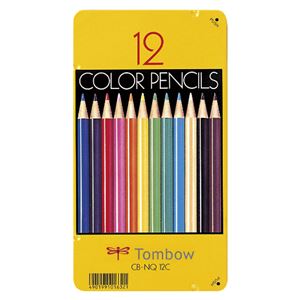 （業務用セット） トンボ鉛筆 色鉛筆 CB-NQ12C 1セット 【×5セット】 - 拡大画像
