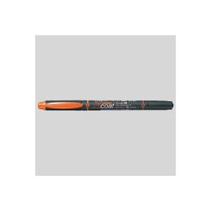 （業務用セット） トンボ鉛筆 蛍コート 太細ツインタイプ WA-TC93 橙 1本入 【×30セット】 - 拡大画像