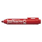 （業務用セット） ぺんてる ハンディ Pentel PEN 丸芯・中字（1.4mm） NXN50-B 赤 1本入 【×30セット】