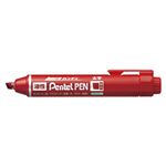 （業務用セット） ぺんてる ハンディ Pentel PEN 平芯・太字（5.0mm） NXN60-B 赤 1本入 【×20セット】