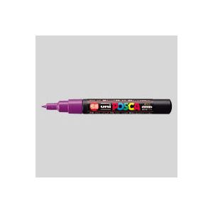 （業務用セット） 三菱鉛筆 ユニ ポスカ 極細（0.7mm） PC-1M.12 紫 1本入 【×10セット】 - 拡大画像