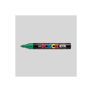 （業務用セット） 三菱鉛筆 ユニ ポスカ 中字丸芯（1.8-2.5mm） PC-5M.6 緑 1本入 【×10セット】 - 拡大画像