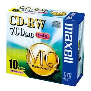 （業務用セット） マクセル maxell PC DATA用 CD-RW 1-4倍速対応 CDRW80MQ.S1P10S 10枚入 【×2セット】 - 拡大画像