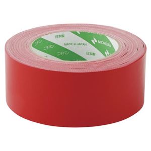 （業務用セット） ニチバン 布カラーテープ 102N1-50 赤 1巻入 【×5セット】 - 拡大画像