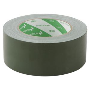 （業務用セット） ニチバン 布カラーテープ 102N3-50 緑 1巻入 【×5セット】 - 拡大画像