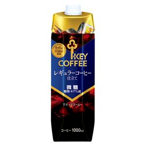 （業務用セット） キーコーヒー リキッドコーヒー リキッドコーヒー微糖 1l 6本入 【×2セット】