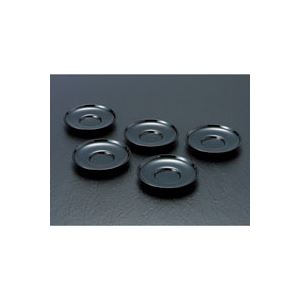 （業務用セット） 茶たく5枚セット 黒ダルマ型 SJ-70014 5枚入 【×2セット】 - 拡大画像