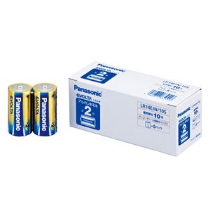 (業務用セット) パナソニック EVOLTAアルカリ乾電池 LR14EJN/10S(10本入) 【×2セット】 商品画像