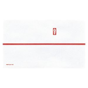 （業務用セット） のし紙 赤棒 コモ-N6 100枚入 【×5セット】 - 拡大画像