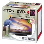 （業務用セット） TDK Life on Record 録画用 DVD-R 1-16倍速対応 DR120DPWC20UE 20枚入 【×2セット】