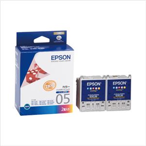 （業務用セット） エプソン EPSON インクジェットカートリッジ IC5CL05W カラー 2個入 【×3セット】