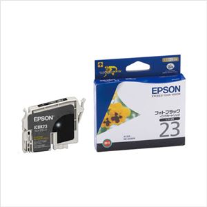 （業務用セット） エプソン EPSON インクジェットカートリッジ ICBK23 フォトブラック 1個入 【×2セット】