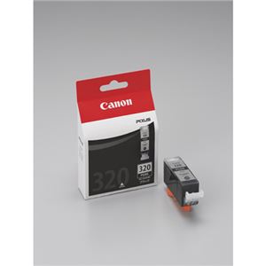 （業務用セット） キヤノン Canon インクジェットカートリッジ BCI-320PGBK ブラック 1個入 【×3セット】 - 拡大画像