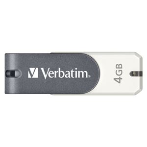 （業務用セット） 三菱化学メディア 回転式USBフラッシュメモリ USBM4GVWS2 1個入 【×2セット】 - 拡大画像