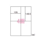 （業務用セット） ヒサゴ エコノミーラベル A4判 100枚入 ELM003 【×2セット】
