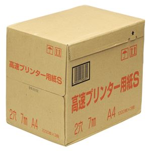 アジア原紙 高速プリンター用紙S A4 2穴タイプ SA4-2K 商品画像