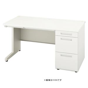 ナイキ 片袖デスク W1000×D700×H720mm ホワイト XEHH107G-WH