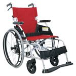 カワムラサイクル アルミ自走車いす 赤チェック BML22-40SB BML22-40SB NO.93
