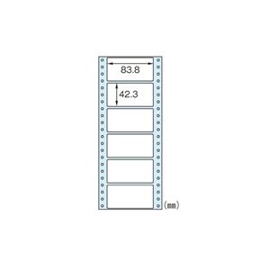 ヒサゴ ドットプリンタ用ラベル タック6 SB354