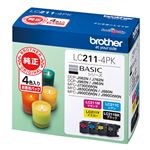 ブラザーインクカートリッジ 4色パック LC211-4PK