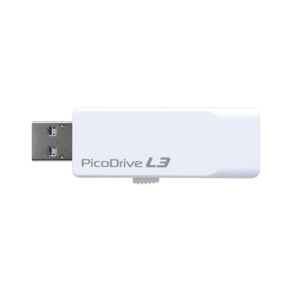 グリーンハウス USB3.0メモリー ピコドライブ 64GB GH-UF3LA64G-WH b04