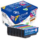 ジット リサイクルインクカートリッジ IC6CL70L互換6色パック JIT-E70L6P