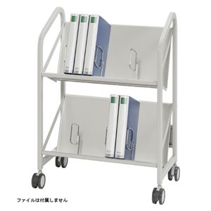 クラウン ファイルサポートワゴン 2段タイプ W666mm CR-FSW260-W