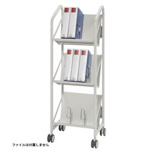 クラウン ファイルサポートワゴン 3段タイプ W462mm CR-FSW340-W